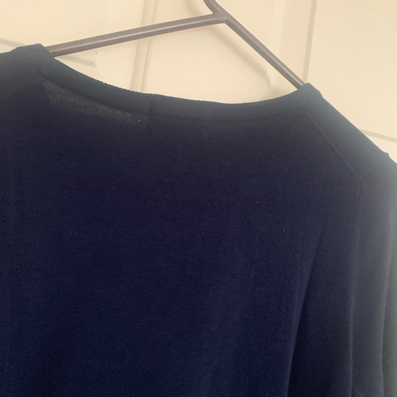 Like New Lands’ End Supima Cotton Classic Mid Weight Sweater SZ Large - Picture 8 of 8